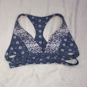 O’Neill or Rip curl bikini top size large grey reversible.